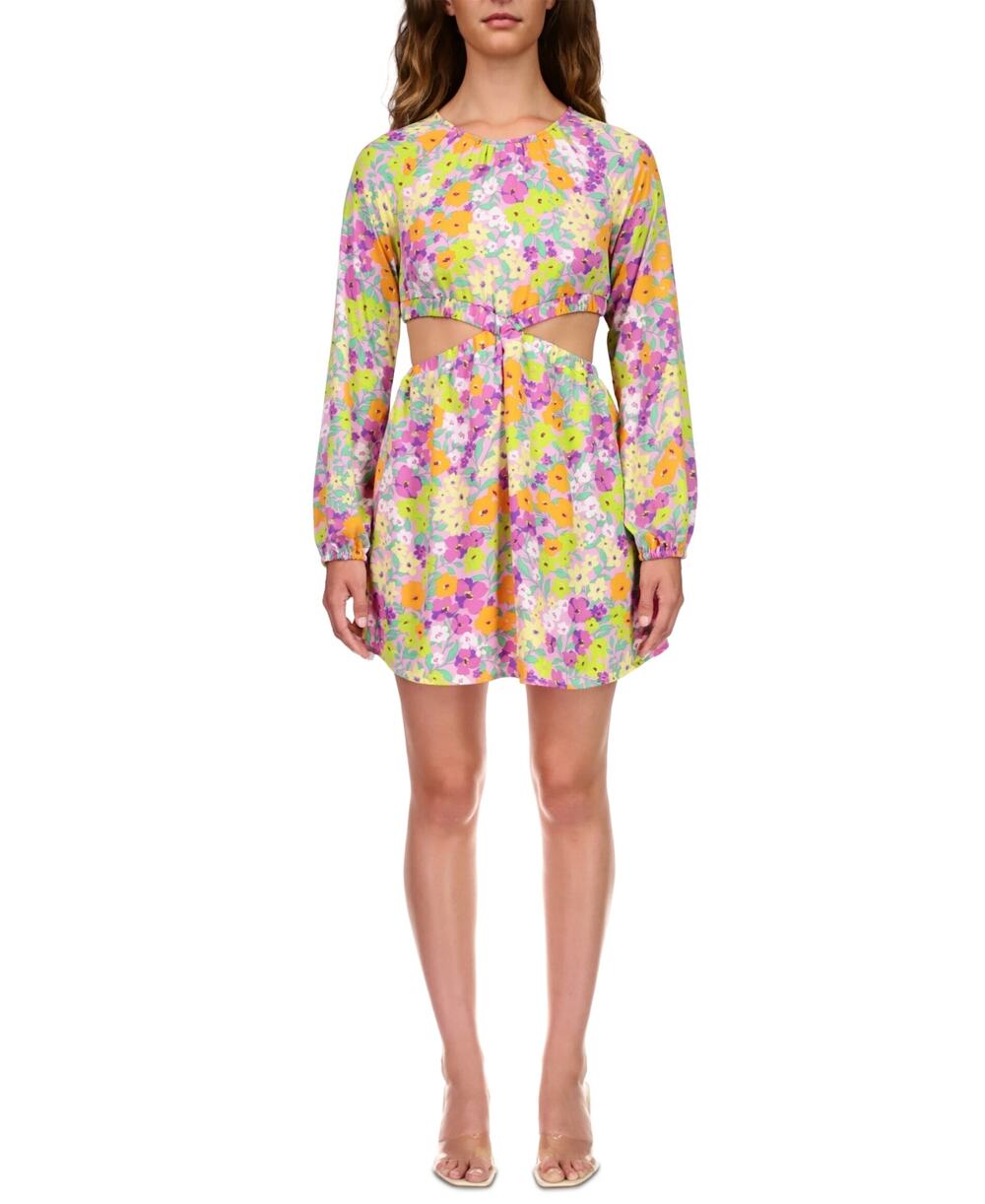 SANCTUARY Women's Long-Sleeve Cut-Out Dress